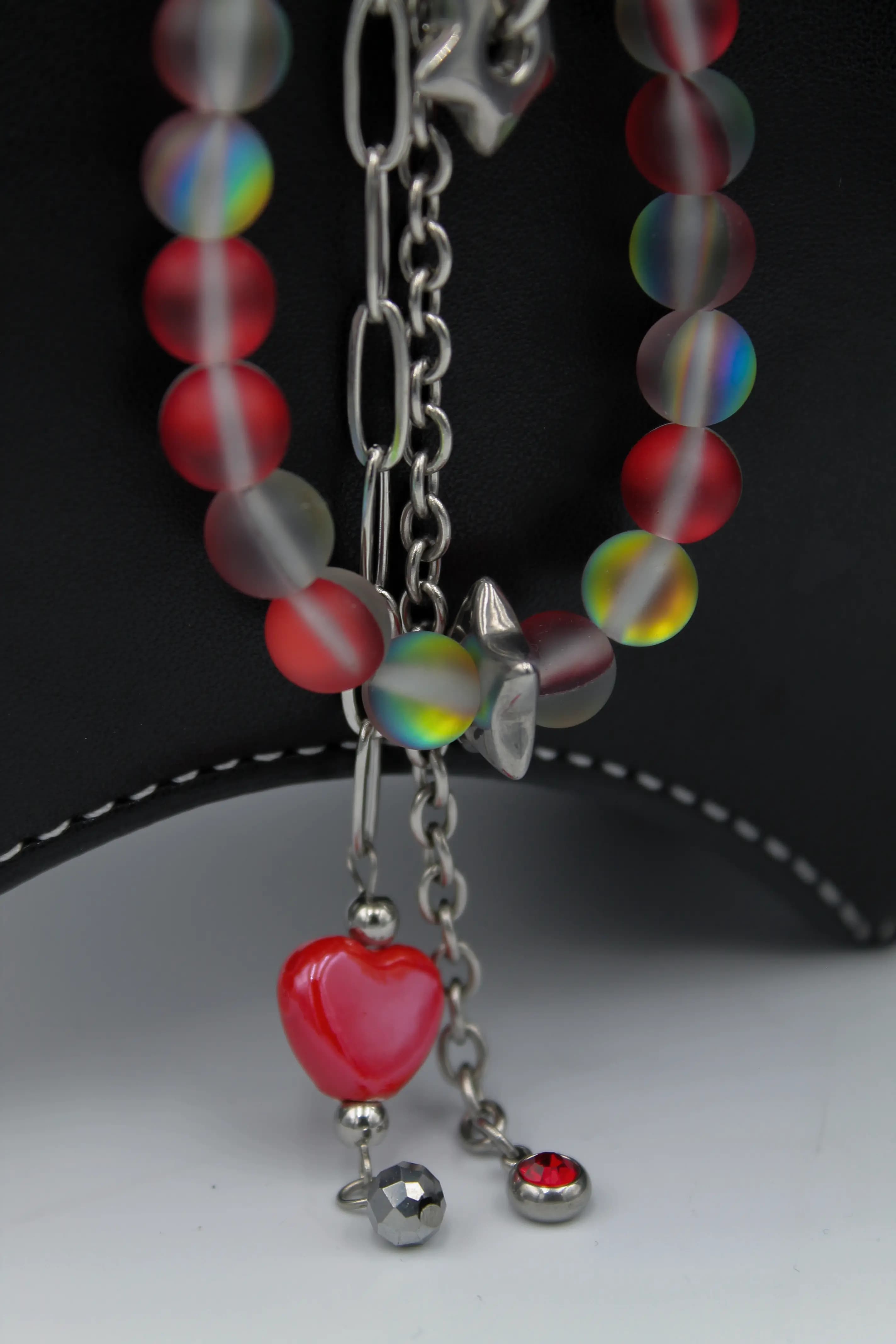 Electric Red Bag Charm 4