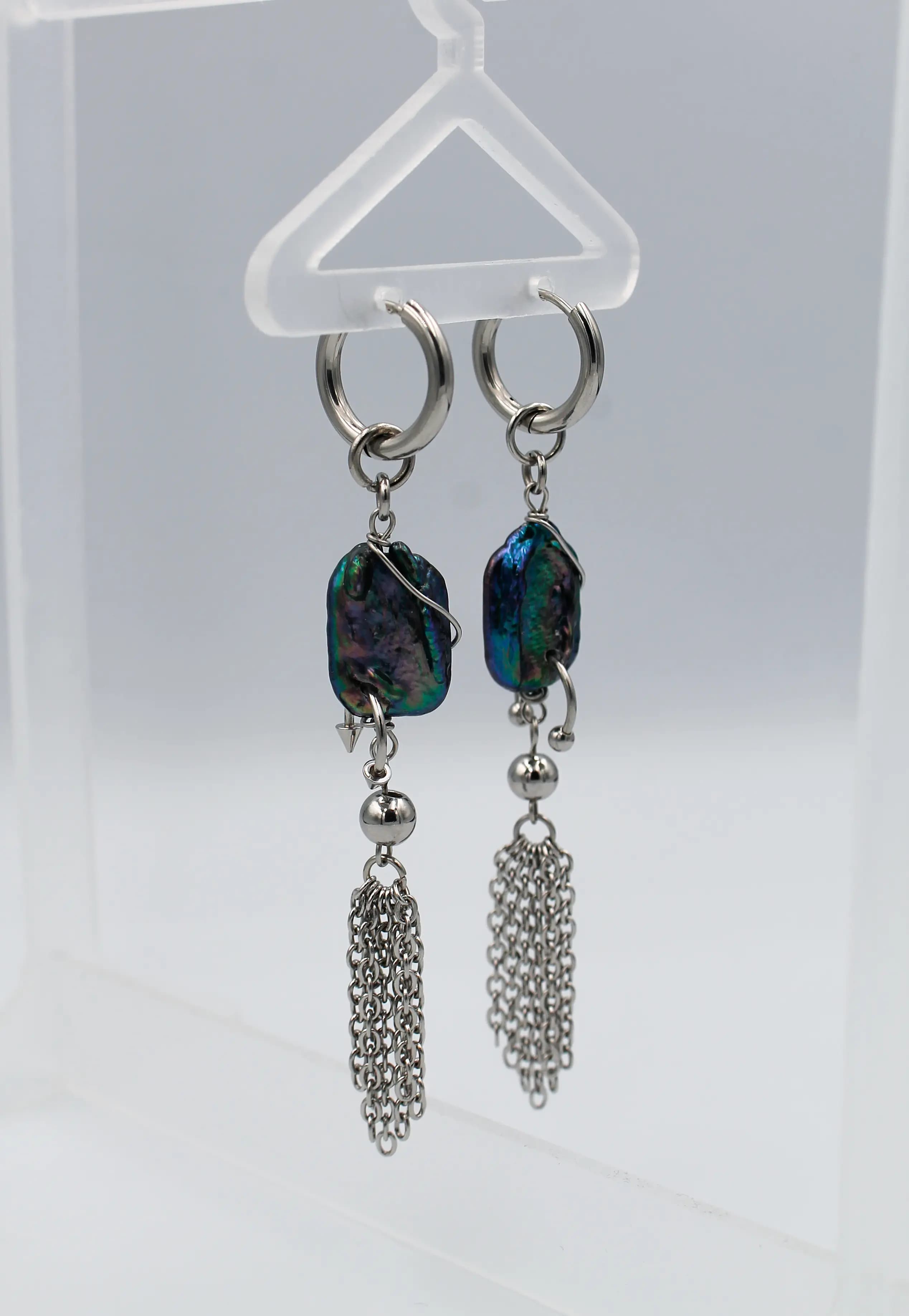 Glitch Pearl Earrings — 2