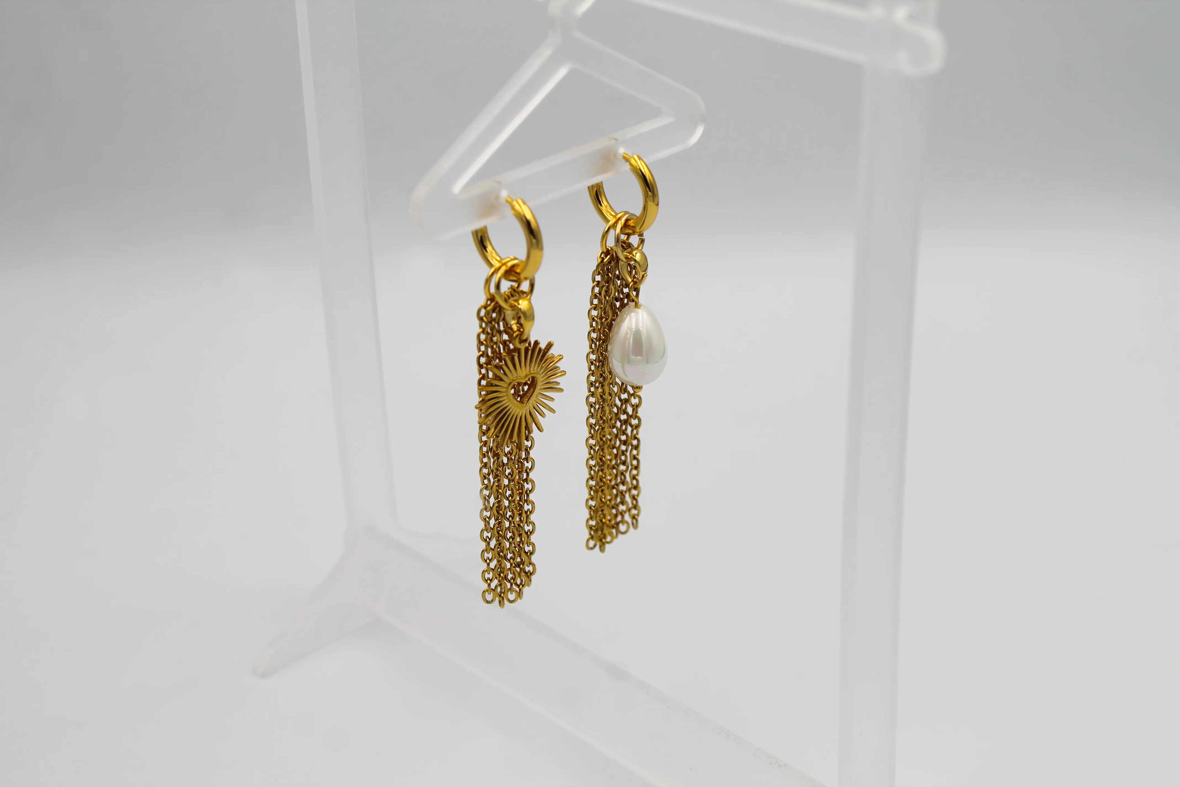 Pearl Drop Earrings — 2