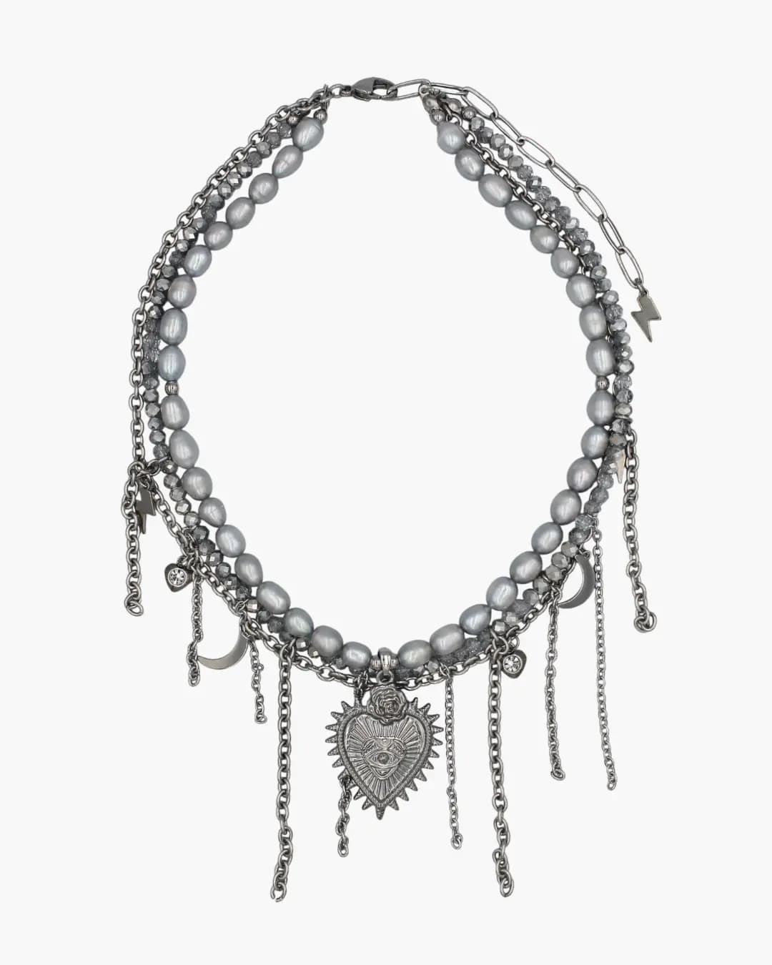 Electric Heart Necklace