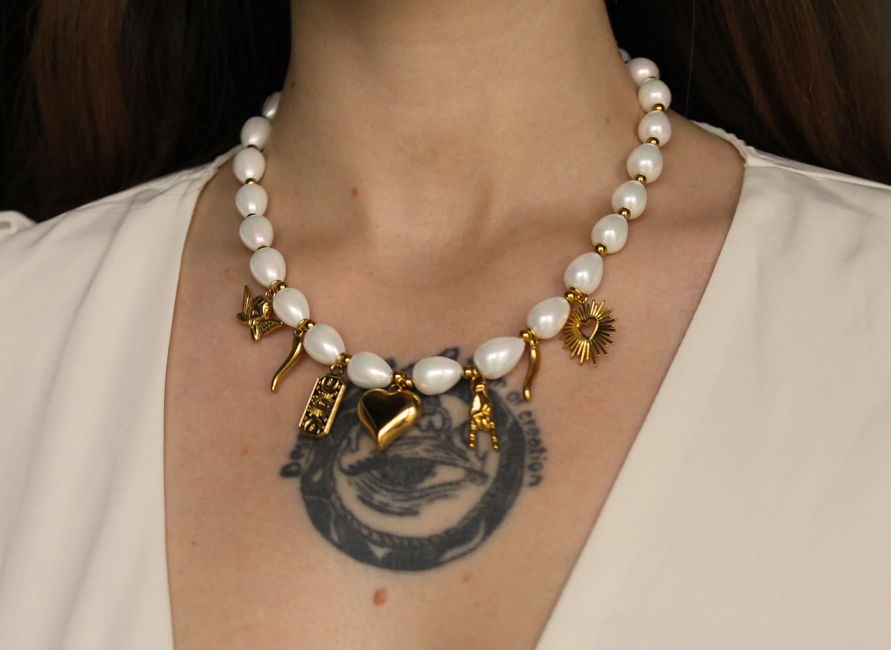 Golden Angel Necklace  — 2
