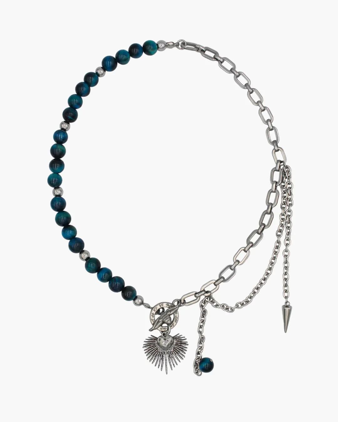 Blue Armour Necklace