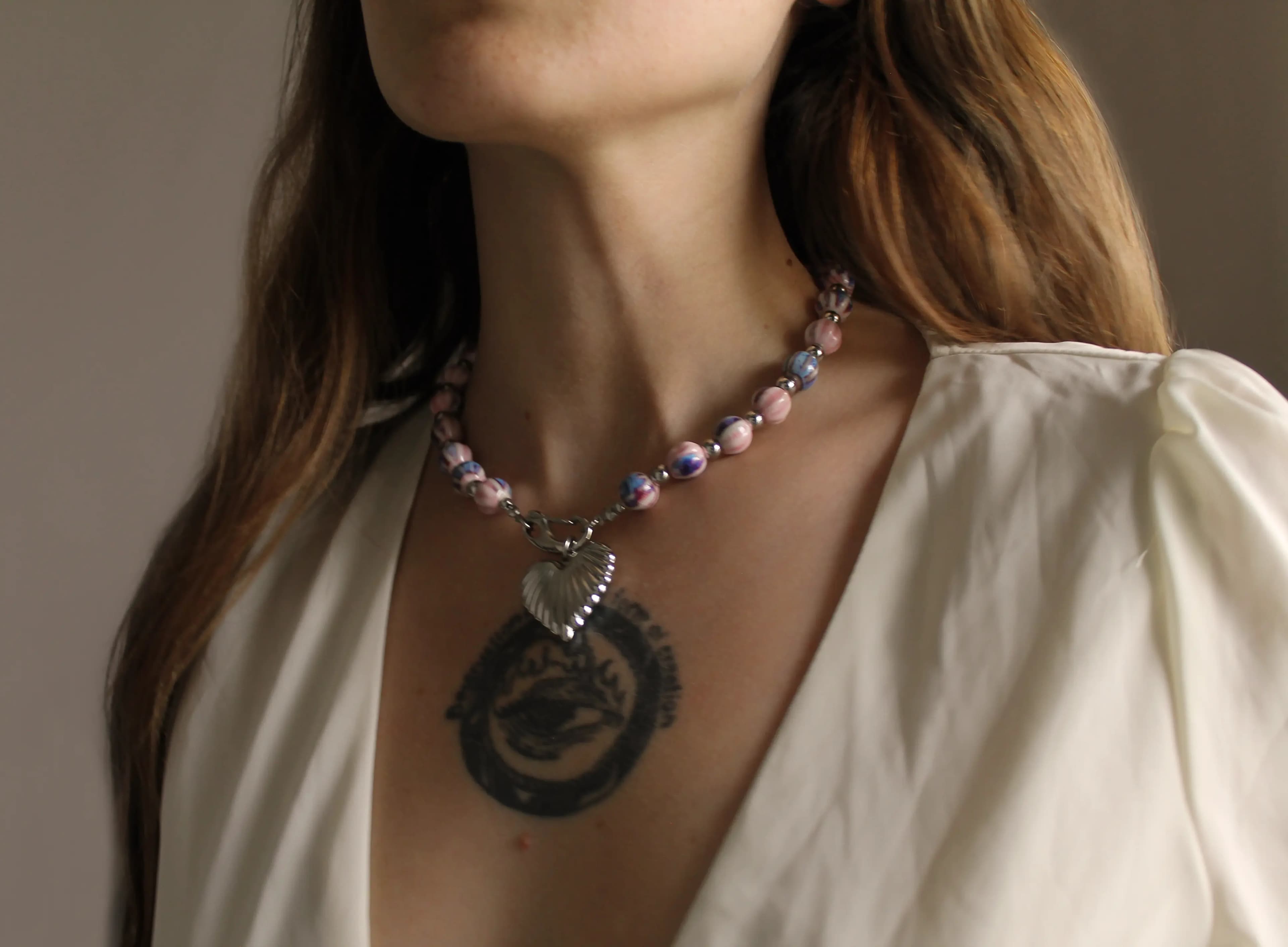 Pink Blossom Necklace — 2