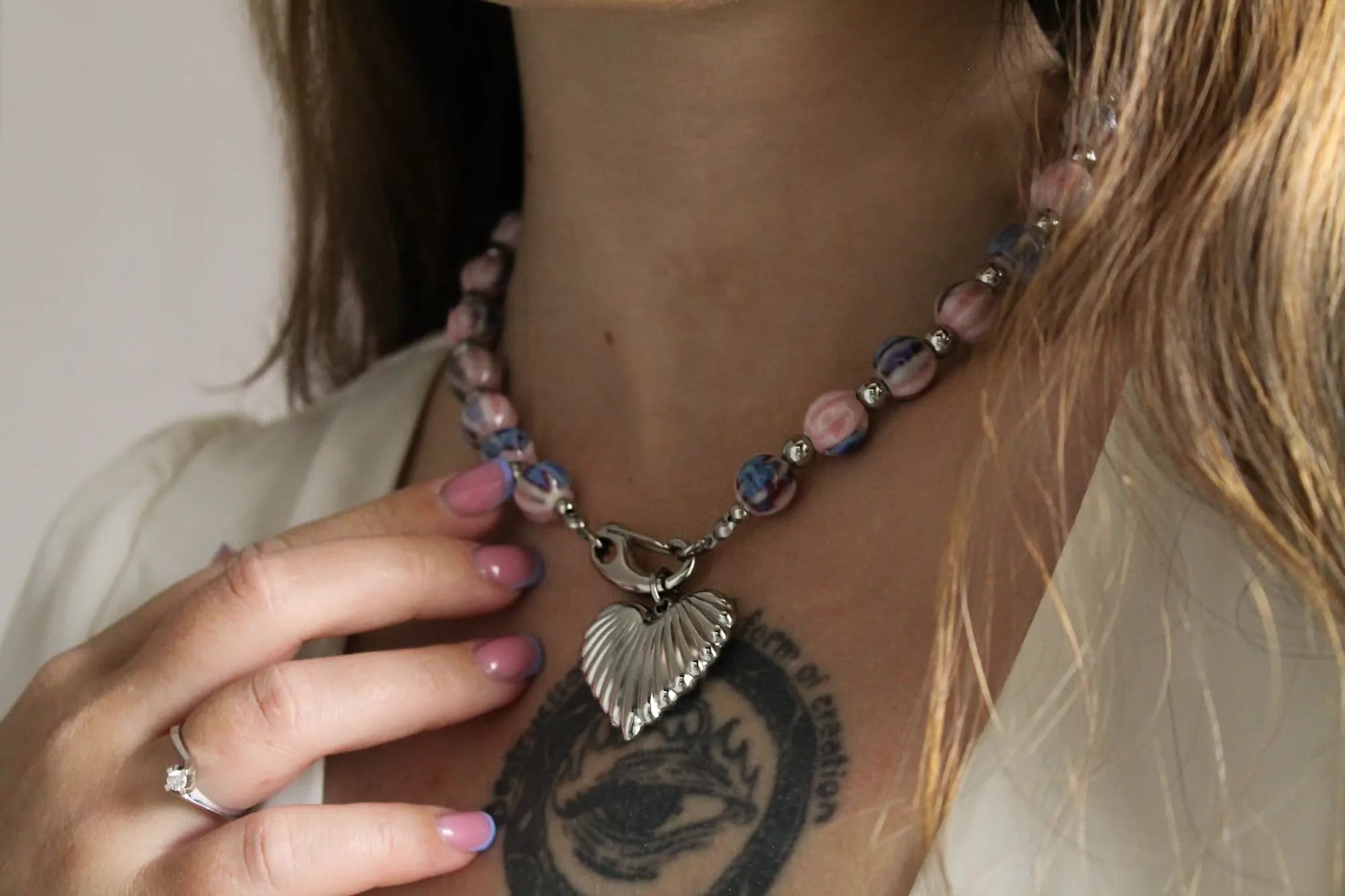 Pink Blossom Necklace 4