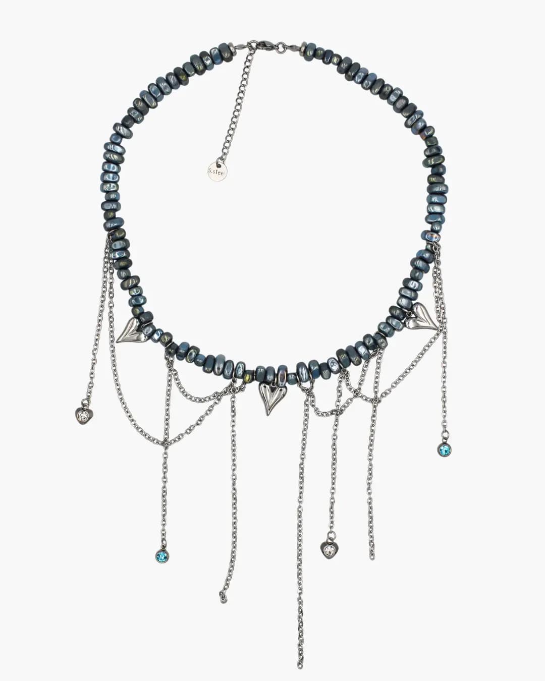 Electric Hearts Necklace