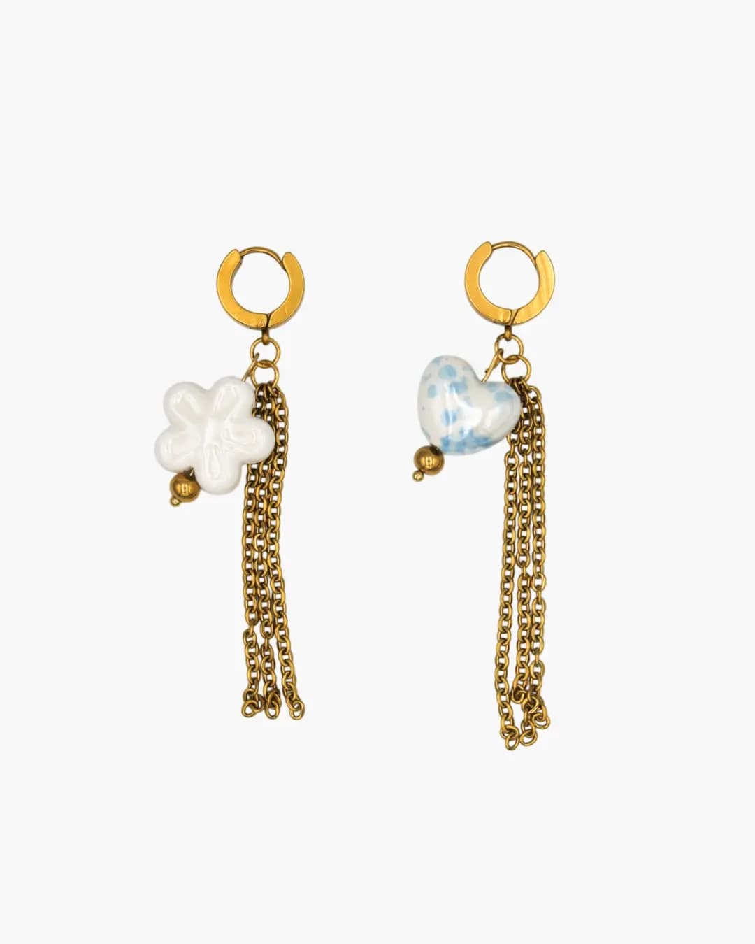 Porcelain Charm Earrings