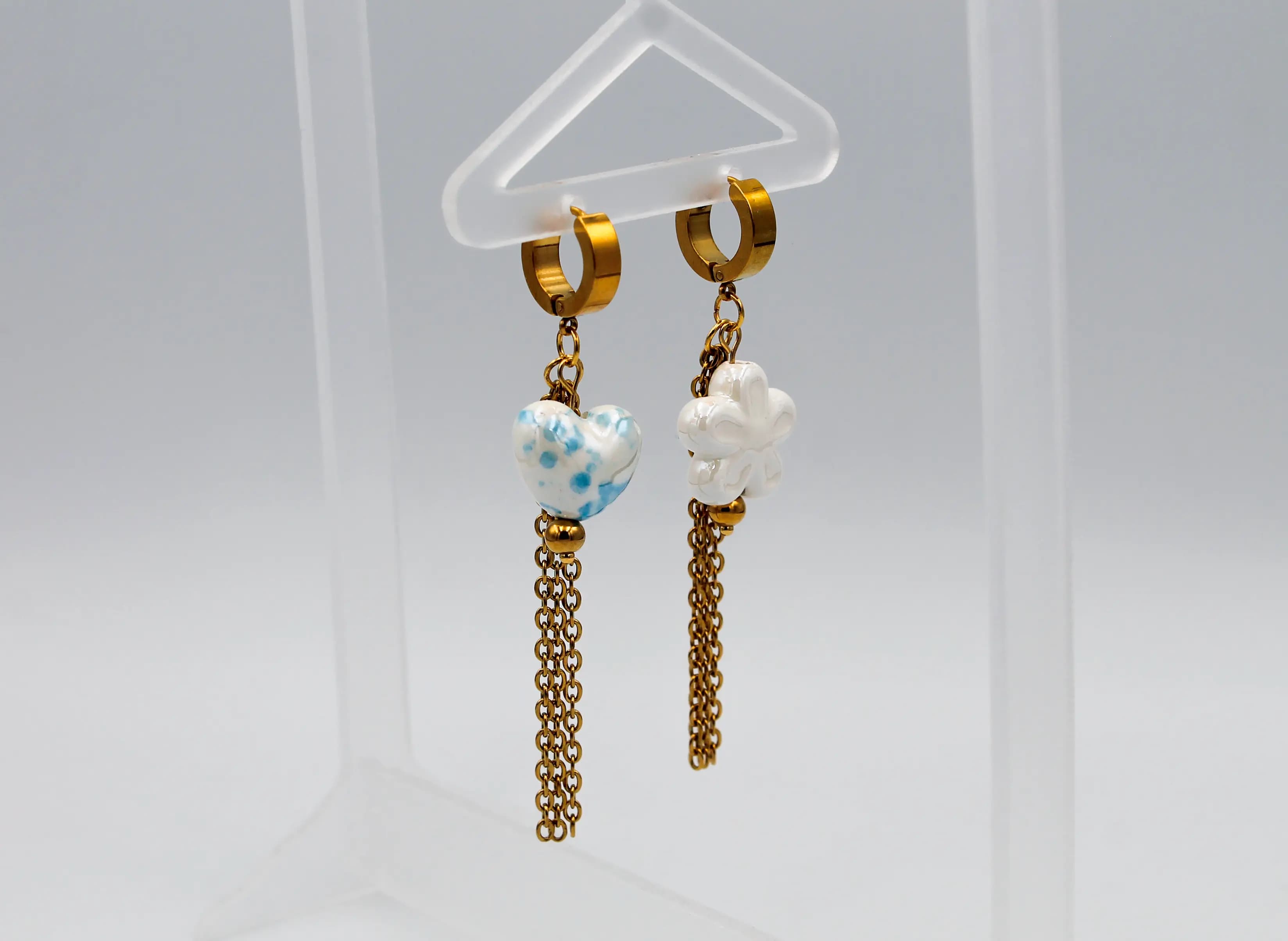Porcelain Charm Earrings — 2