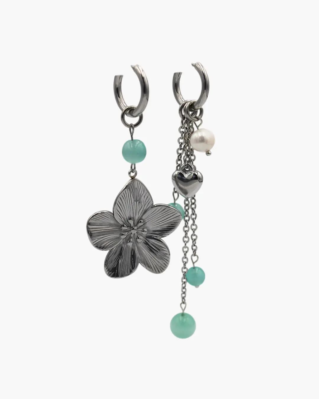 Mermaid Flower Earrings