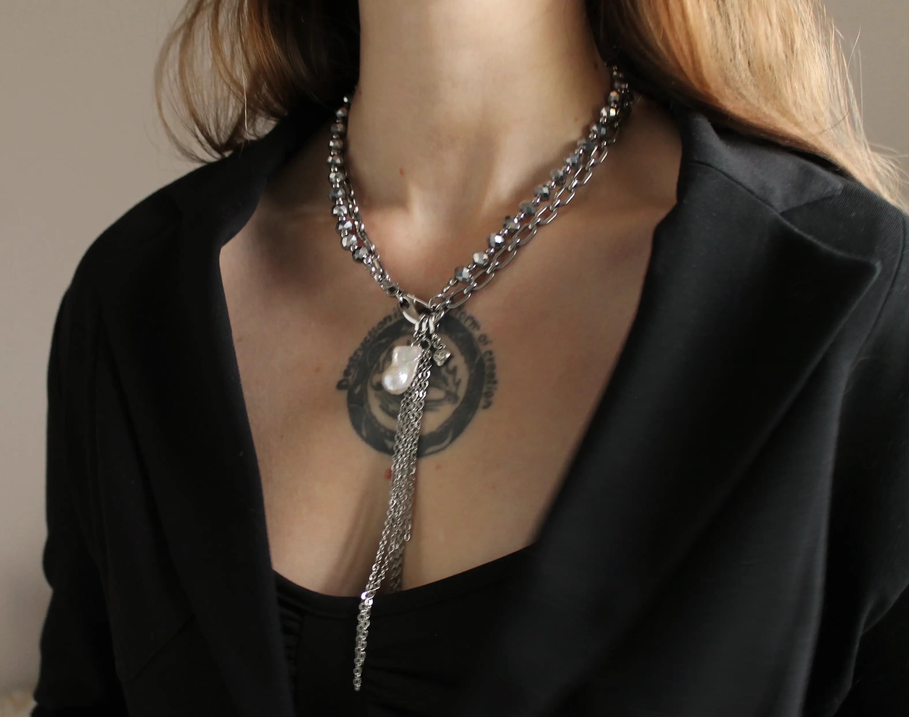 Silver Transformer Necklace 4