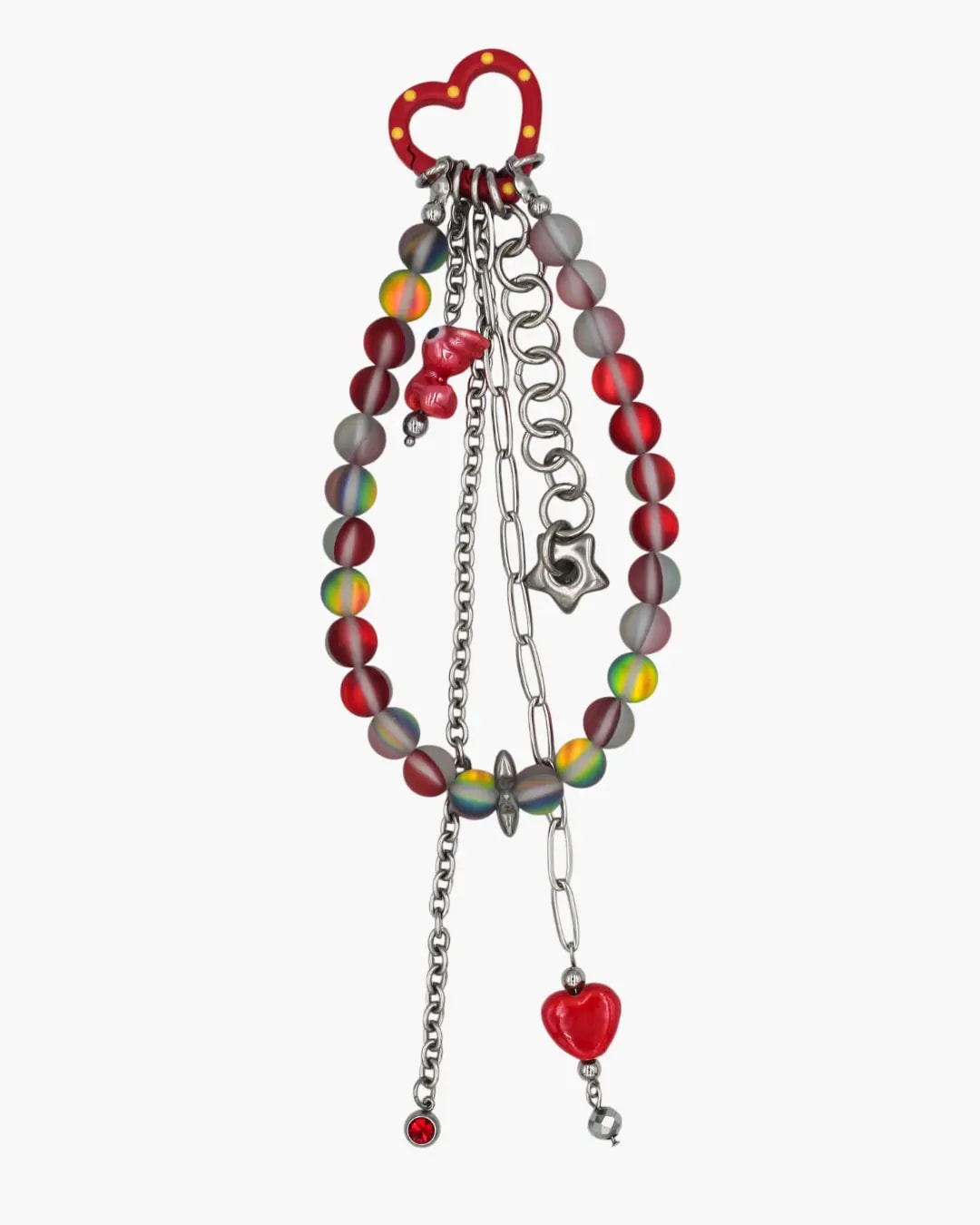 Electric Red Bag Charm