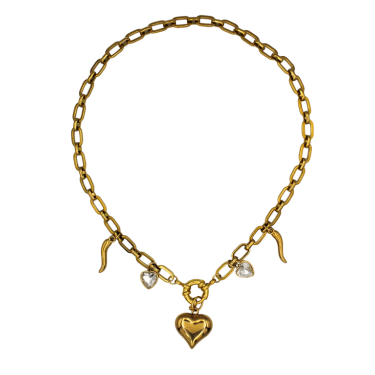 GOLDEN HEART NECKLACE