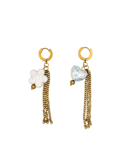 PORCELAIN CHARM EARRINGS