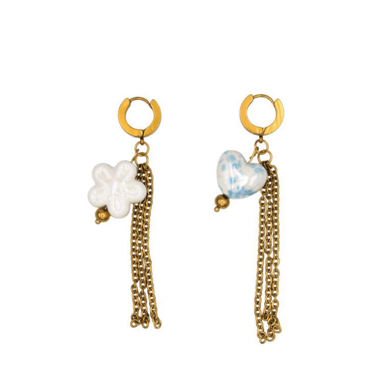 PORCELAIN CHARM EARRINGS